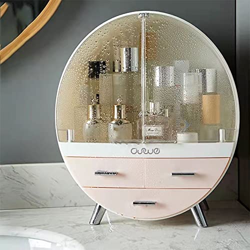 Cosmetic Display Cabinet With Brush Storage Box, Waterproof Cosmetic Storage ...