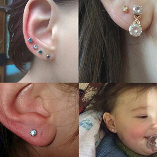 YZWDTGS Nose Piercing Gun 2 Pack Self Nose Piercing Kit Unit Safety Disposabl...