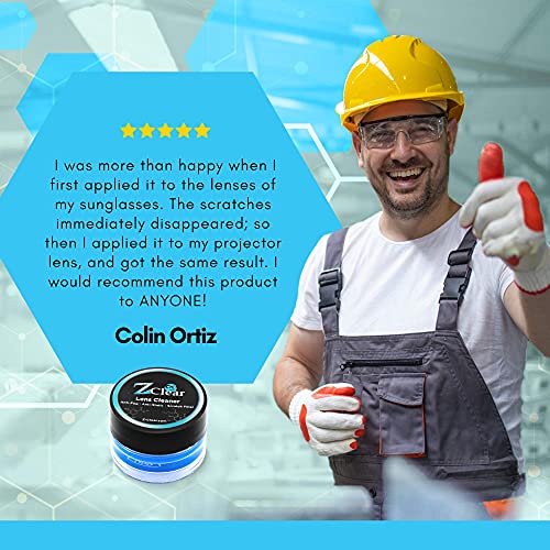 Anti Fog Paste for Eye & Sunglasses - 1 Pack, Anti Static Glass & Lens Cleani...