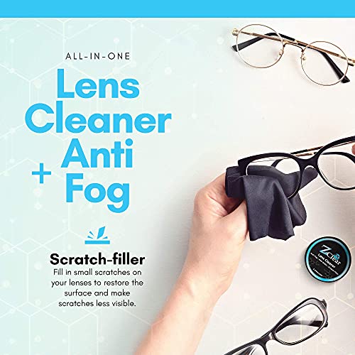Anti Fog Paste for Eye & Sunglasses - 1 Pack, Anti Static Glass & Lens Cleani...