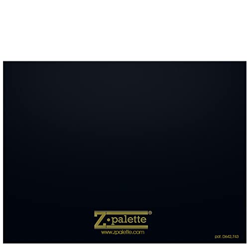 Z Palette Extra Large Deep Black Empty Magnetic Makeup Palette with Clear Window