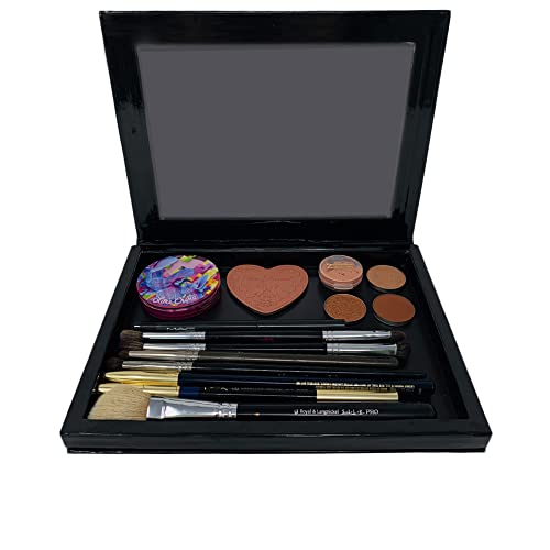 Z Palette Extra Large Deep Black Empty Magnetic Makeup Palette with Clear Window
