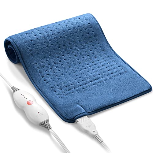 Heating Pad for Back Pain, Neck and Shoulders and Cramps, Large 12" x 24" Siz...