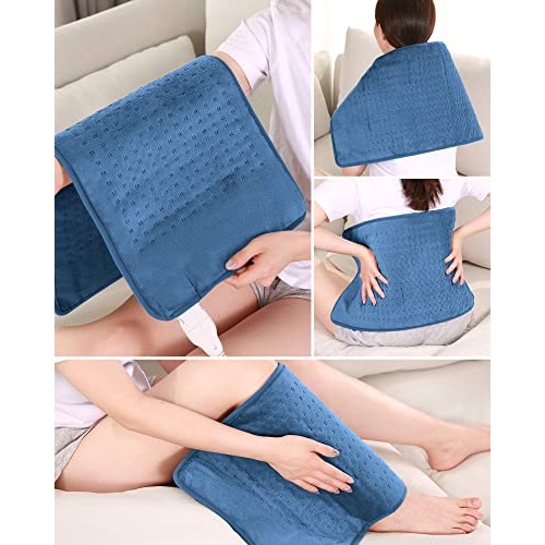 Heating Pad for Back Pain, Neck and Shoulders and Cramps, Large 12" x 24" Siz...