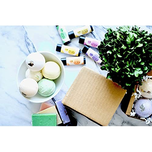 Self Care Package Spa Gift Set, with Deluxe Aromatherapy Bath Bombs, Travel S...