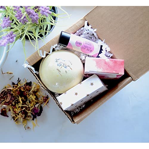 Self Care Package Spa Gift Set, with Deluxe Aromatherapy Bath Bombs, Travel S...