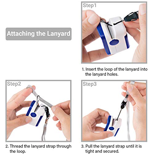 Zacurate 500BL Fingertip Pulse Oximeter Blood Oxygen Saturation Monitor with ...