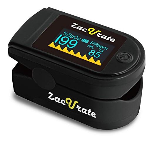 Zacurate 500C Elite Fingertip Pulse Oximeter Blood Oxygen Saturation Monitor ...