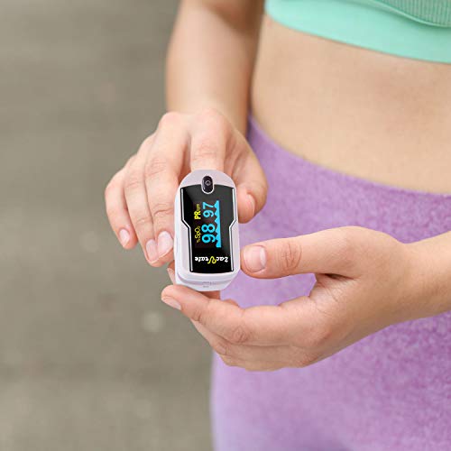 Zacurate 500E Premium Fingertip Pulse Oximeter Oximetry Blood Oxygen Saturati...