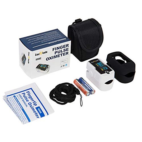 Zacurate 500E Premium Fingertip Pulse Oximeter Oximetry Blood Oxygen Saturati...