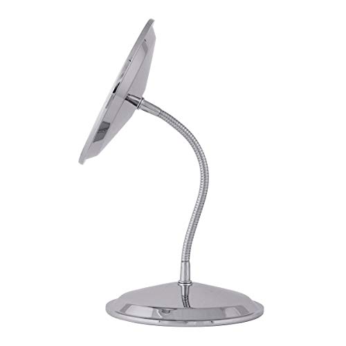 Double Vision™ Gooseneck Vanity/Wall Mount Mirror 5X/10X Magnification, Made ...