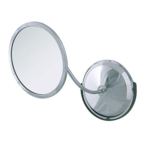 Double Vision™ Gooseneck Vanity/Wall Mount Mirror 5X/10X Magnification, Made ...