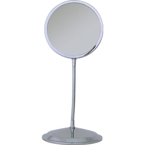 Zadro Triple Vision Gooseneck Vanity and Wall Mount Mirror, Chrome Finish