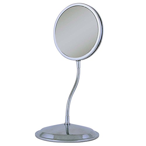 Zadro Triple Vision Gooseneck Vanity and Wall Mount Mirror, Chrome Finish