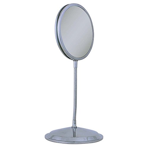 Zadro Triple Vision Gooseneck Vanity and Wall Mount Mirror, Chrome Finish