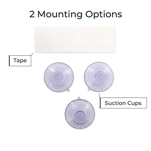 Zadro Z'Fogless Water Travel Portable Fogless Shaving Grooming Mirror for Bea...