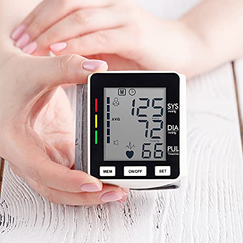 Blood Pressure Monitor, Accurate Automatic BP Monitor, Large LCD Display Scre...