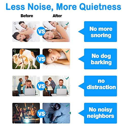 (100 Pair) Ear Plugs for Sleeping Noise Cancelling Ear Plugs for Noise Reduct...
