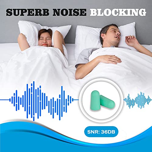 (100 Pair) Ear Plugs for Sleeping Noise Cancelling Ear Plugs for Noise Reduct...