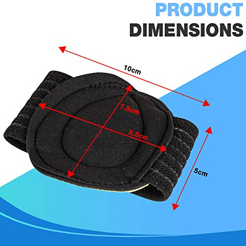 5 Pair Arch Support Brace Compression Cushioned Support Sleeves, Plantar Fasc...