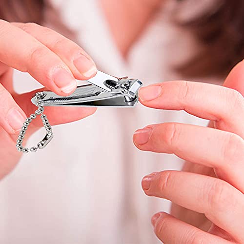 (6 Pack) Nail Clippers Set Stainless Steel Fingernail Clippers, Sharpest Nail...