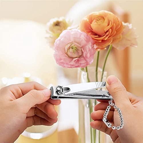 (6 Pack) Nail Clippers Set Stainless Steel Fingernail Clippers, Sharpest Nail...