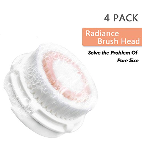 Facial Cleansing Brush Heads Replacement Compatible with Radiance Face Brush ...