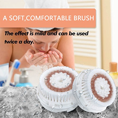 Facial Cleansing Brush Heads Replacement Compatible with Radiance Face Brush ...