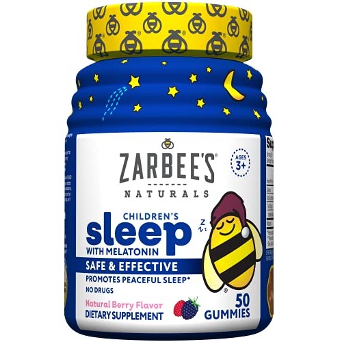 Zarbee's Naturals Sleep with Melatonin Supplement, Berry Flavored, Multi, 50 ...