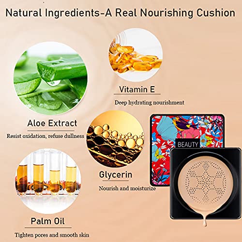 Mushroom Head Air Cushion CC Cream Foundation, BB Cream Cushion Foundation, M...