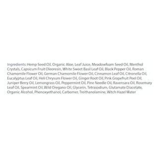 Zatural Hemp Hot Cream with Essential Oil Blend, Aloe, Hemp, and More (32oz)