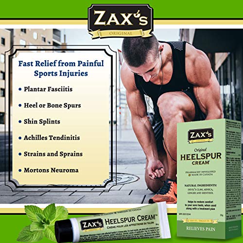 Zax's Original Heelspur Cream - Top Selling Foot Pain Cream: Fast Pain & Infl...