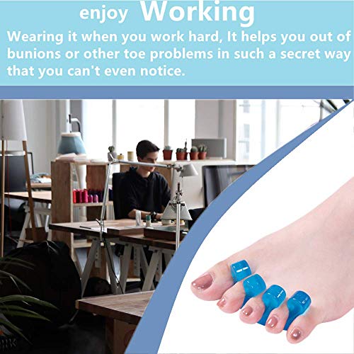 ZaxSota Toe Separators Pedicure, toe spacers for Nail Polish, Toenail Divider...