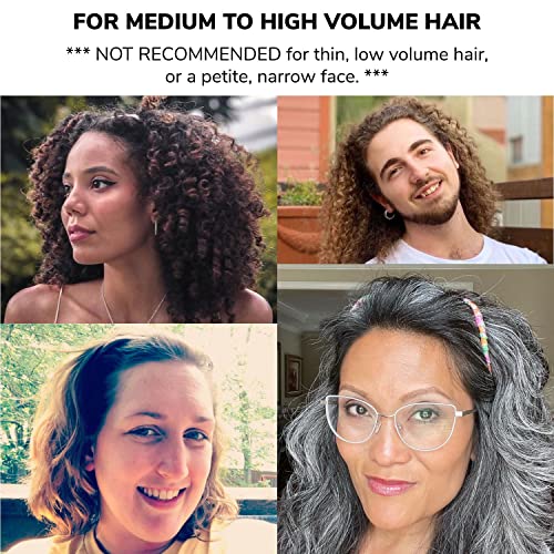 Zazzy Bandz - Curly Thick Hair Headband - Hair Blending (Original Fit, Espresso)