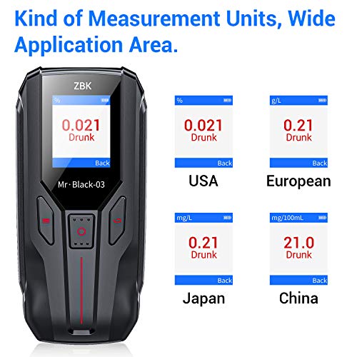 Breathalyzer to Test Alcohol, Professional-Grade Accuracy Sensor Alcohol Test...