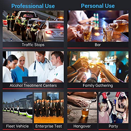 Breathalyzer to Test Alcohol, Professional-Grade Accuracy Sensor Alcohol Test...