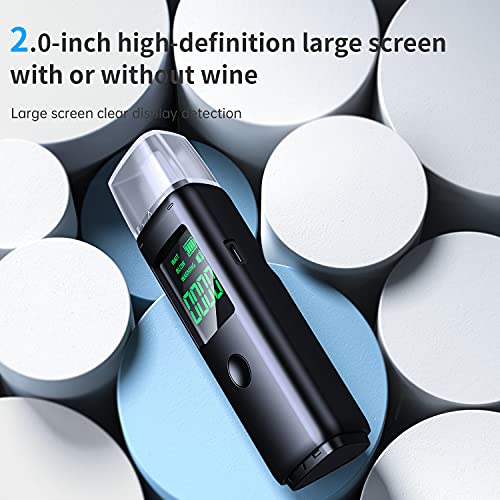 ZBK Breathalyzer Rechargeable | Professional-Grade Accuracy | Portable Breath...
