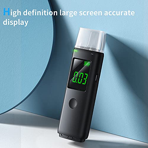ZBK Breathalyzer Rechargeable | Professional-Grade Accuracy | Portable Breath...