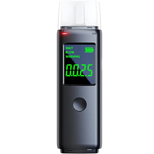 ZBK Breathalyzer Rechargeable | Professional-Grade Accuracy | Portable Breath...