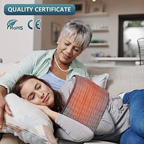 Heating Pad XL Electric Heat Pads with 4 Timer Settings 12 Inch x 48 Inch Ult...