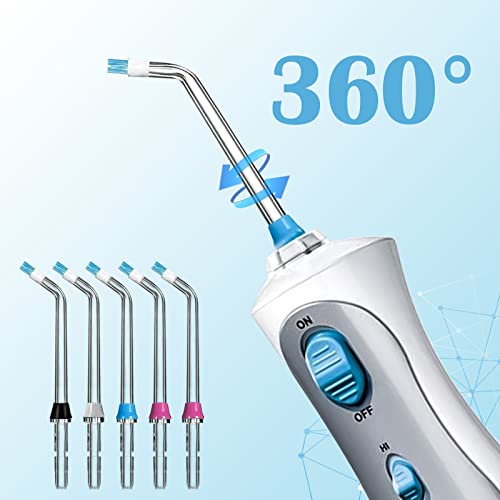 Pack of 5 Plaque Seeker Replacement Tips for Waterpik Water Flosser and Other...