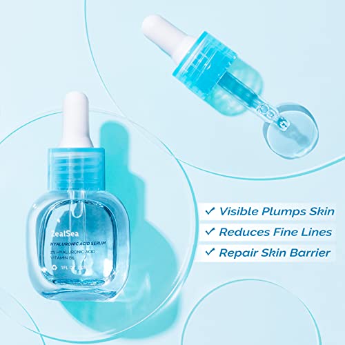 Hyaluronic Acid Serum for Face, with 2% Pure Hyaluronic Acid and Vitamin B5, ...