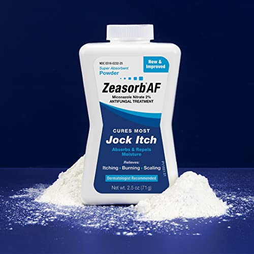 Zeasorb Super Absorbent Antifungal Treatment Powder for Jock Itch, 2.5 Ounce