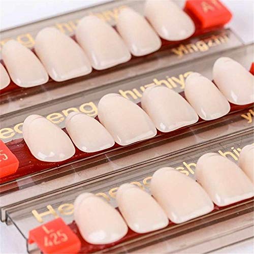 3 Set Of 84 Full Mouth Denture Dental Acrylic Resin Teeth for Halloween Horro...