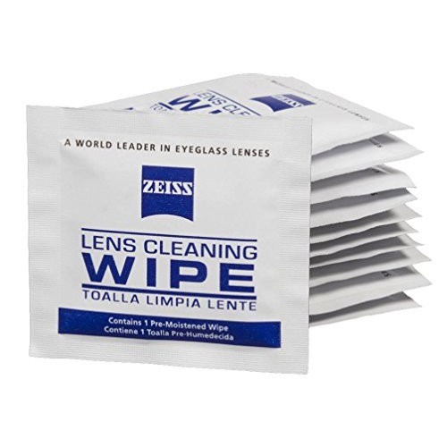 Zeiss Pre-Moistened Lens Cleaning Wipes, 6 x 5-Inches, 60 count