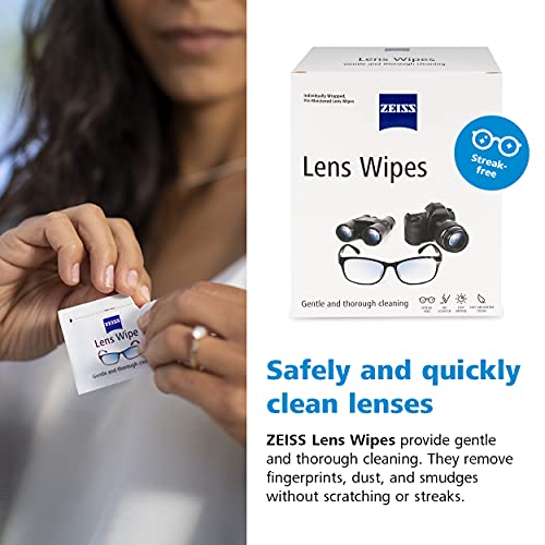 ZEISS Pre-Moistened Lens Cleaning Wipes, 600 Count
