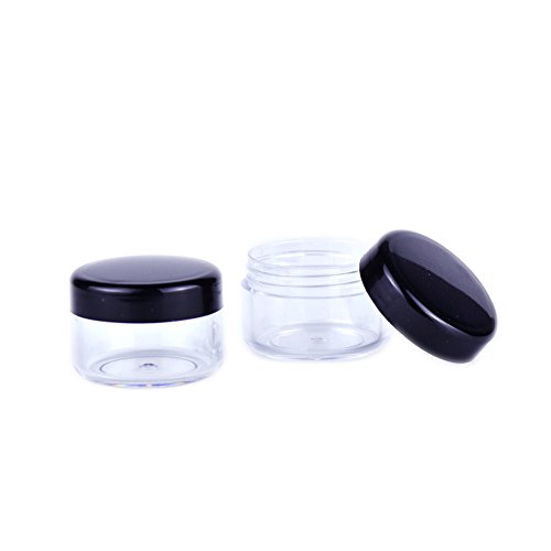 5 Gram Cosmetic Sample Containers with Lids 25pcs Empty Small Makeup Jars Pla...