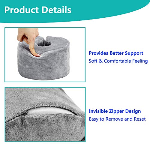 Foot Elevation Pillow Ankle Heel Elevator Wedge Foot Support Pillow Medical A...