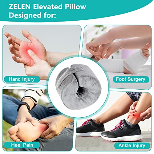 Foot Elevation Pillow Ankle Heel Elevator Wedge Foot Support Pillow Medical A...