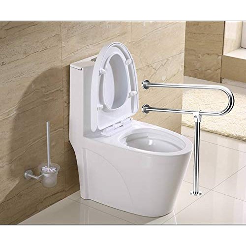 Handicap Grab Bars Rails 30-Inch Toilet Handrails Bathroom Safety Bar Hand Su...